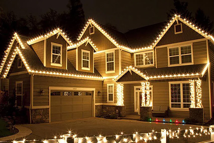 Christmas light installation Bergen County NJ | D&J Power Washing
