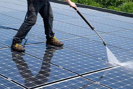 Solar panel cleaning in Bergen County NJ | D&J Power Washing