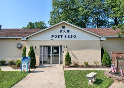 VFW post building, commercial cleaning