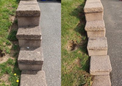 Driveway Before and after